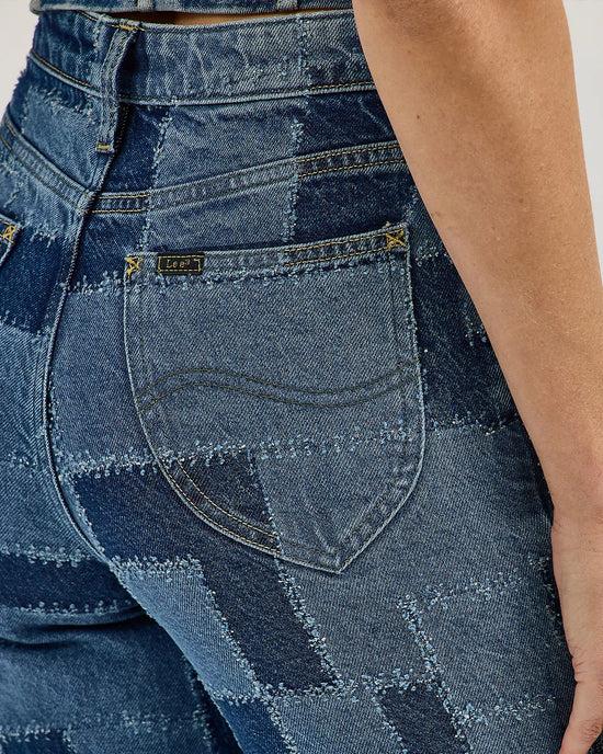 Ban Do High Rise Patchwork Flare Jeans - Traveling Pant