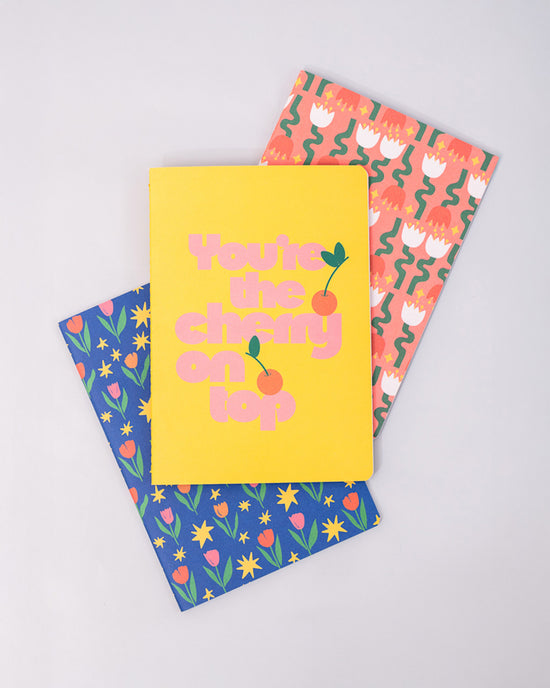 ban do Hold That Thought Notebook Set - You're The Cherry On Top