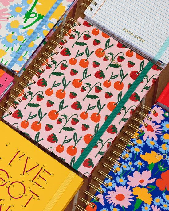 Ban Do Medium 17-Month Academic Planner - Cherries & Strawberries