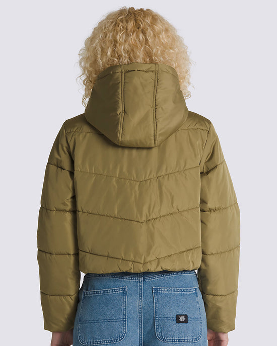 Ban Do MTE Aubrey Foundry Crop Puff Hood Jacket - Gothic Olive Green
