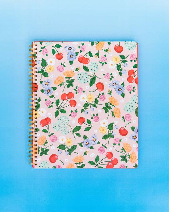 ban do Rough Draft Large Notebook - Flowers and Fruit