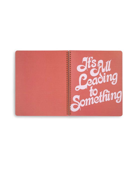 Ban Do Rough Draft Large Notebook - Making It Up As You Go Blue