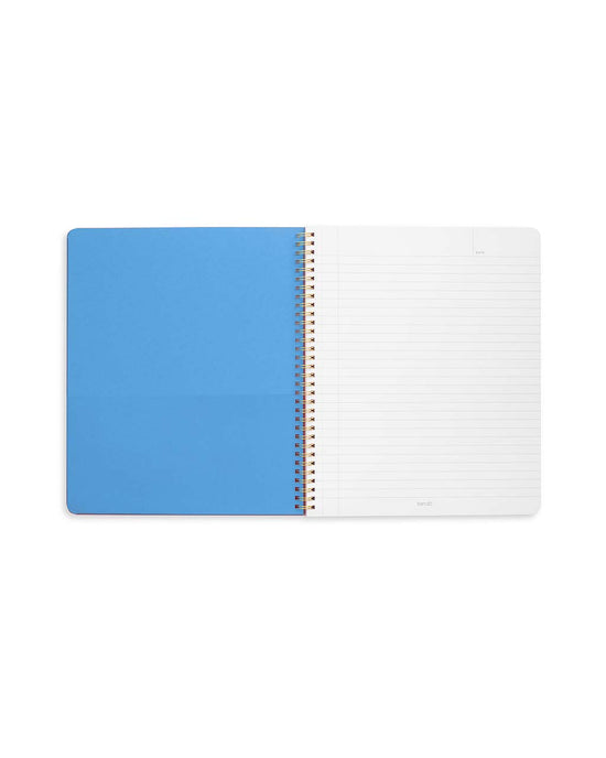 Ban Do Rough Draft Large Notebook - Making It Up As You Go Blue