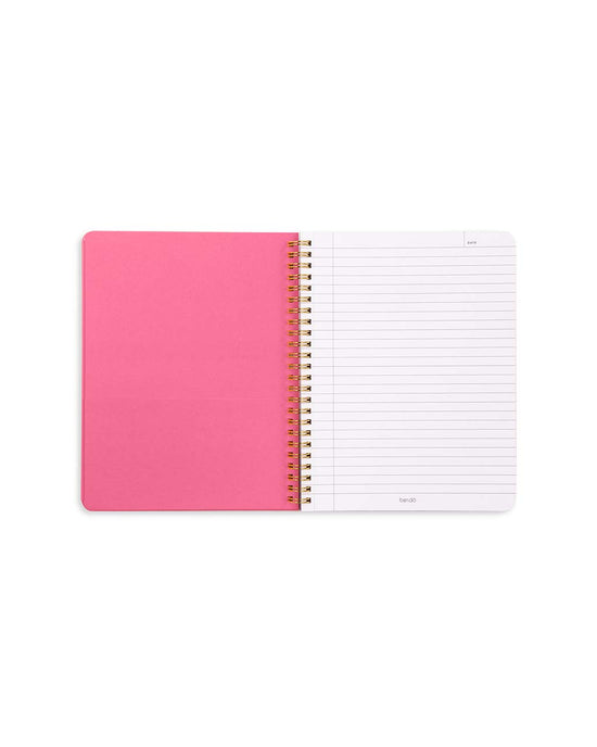 Ban Do Rough Draft Mini Notebook - Blue Rainbow Smile
