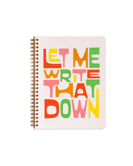 ban do Rough Draft Mini Notebook - Let Me Write That Down