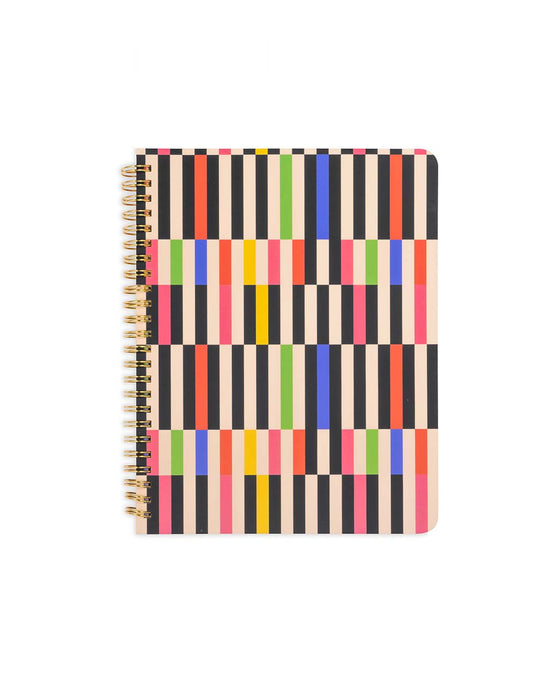 ban do Rough Draft Mini Notebook - Mid Century Stripe