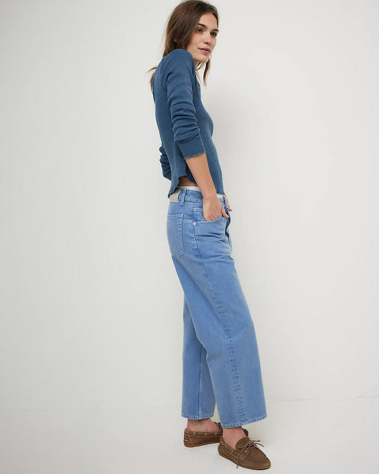 Ban Do We The Free Deep Trance Dropped Boyfriend Jeans - Ocean