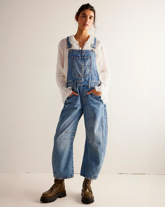 ban do We The Free Good Luck Barrel Overalls - Ultra Light Beam