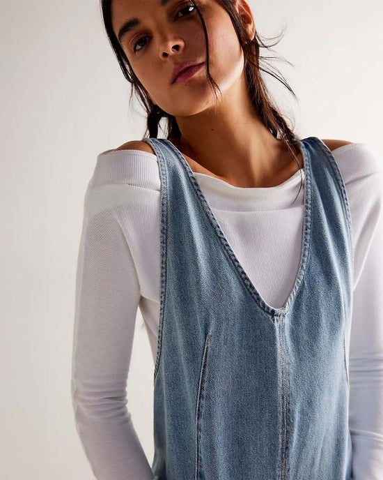 Ban Do We The Free High Roller Shortalls - Bright Eyes