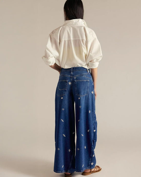 Ban Do We The Free Westward Embroidered Jeans - Under The Sea