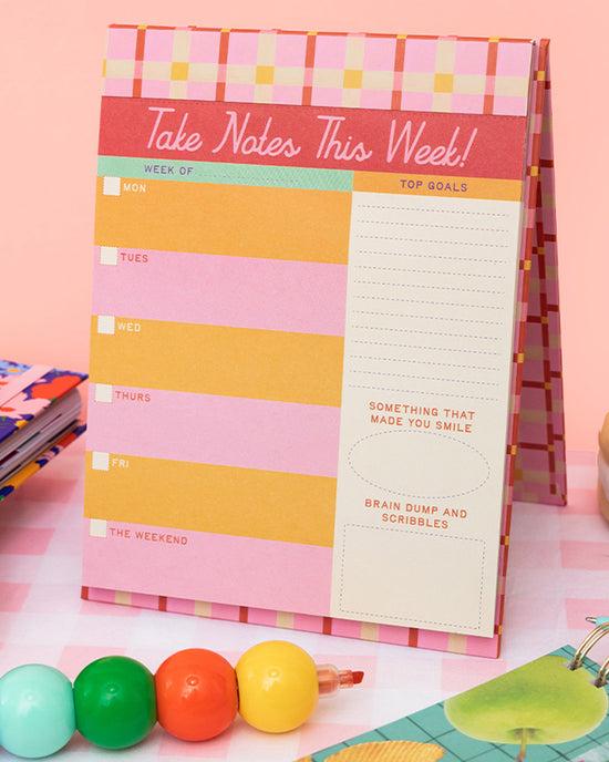 Ban Do Week To Week Desk Planner - Take Notes This Week