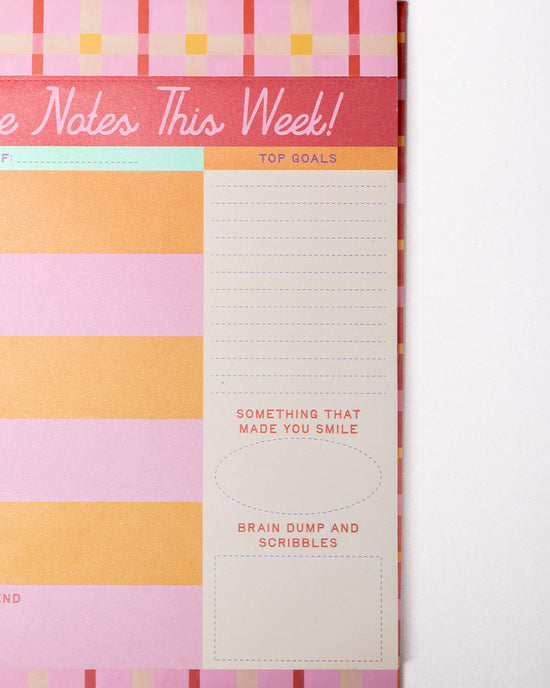 Ban Do Week To Week Desk Planner - Take Notes This Week
