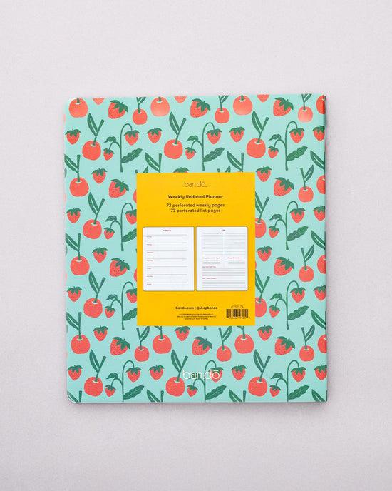 Ban Do Weekly Undated Planner - Cherries And Strawberries
