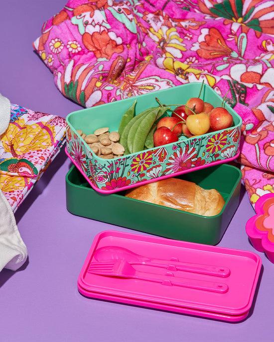 Ban Do What's For Lunch? Stacking Lunch Box Set - Magic Garden Mint