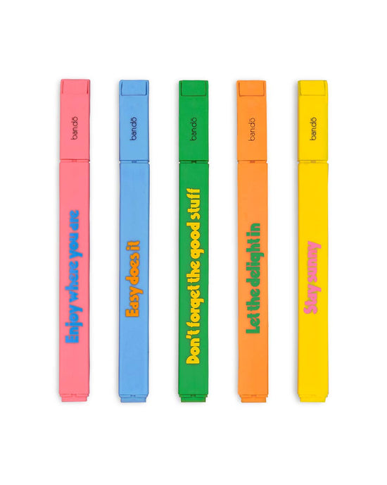 ban do Write On Highlighter Set - Don't Forget The Good Stuff