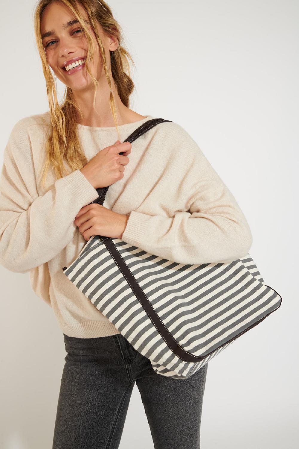 Banana Moon BAG Grey STRIPED DECKHAND
