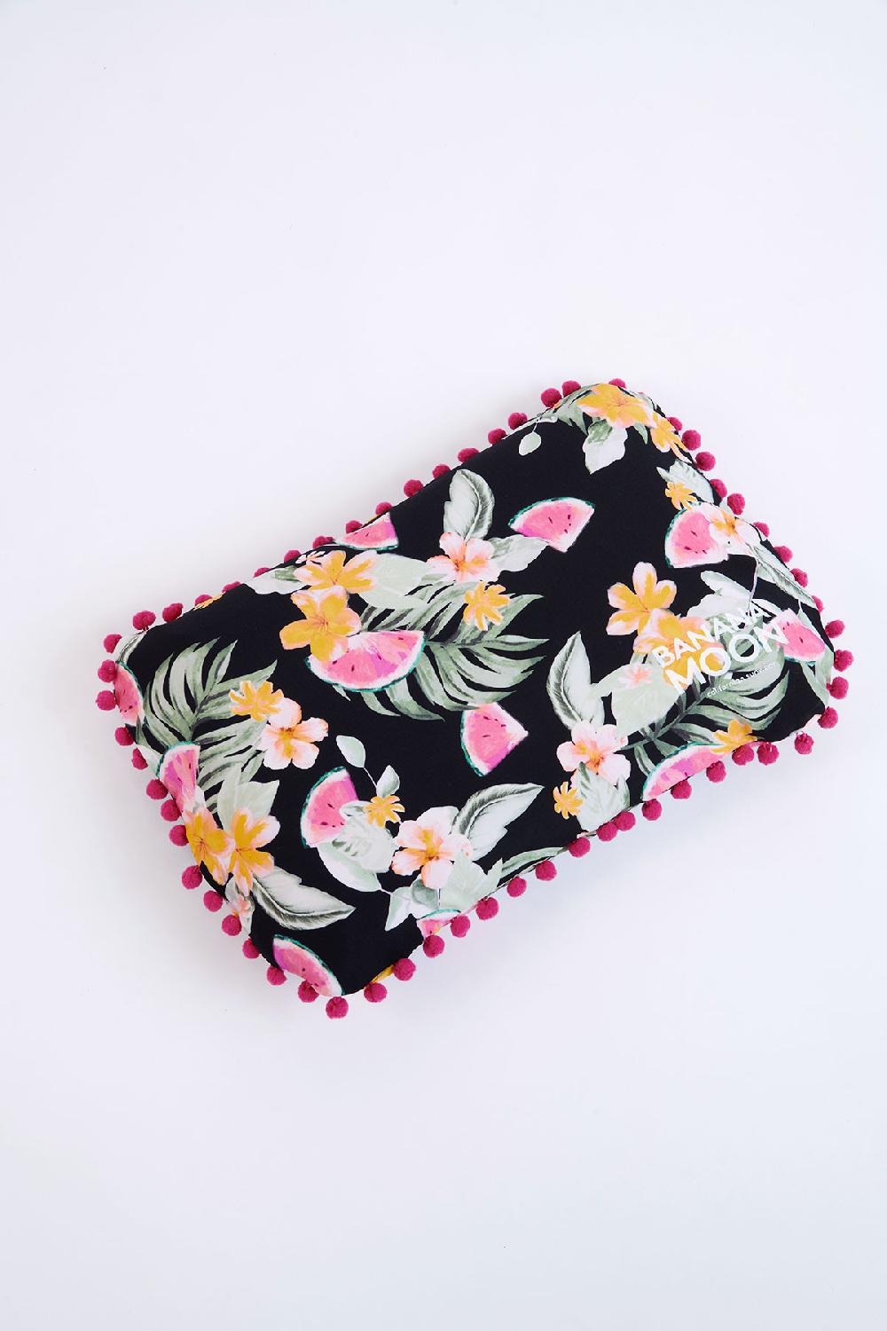 Banana Moon Beach Pillow Black DJERBA PILLOWTOO