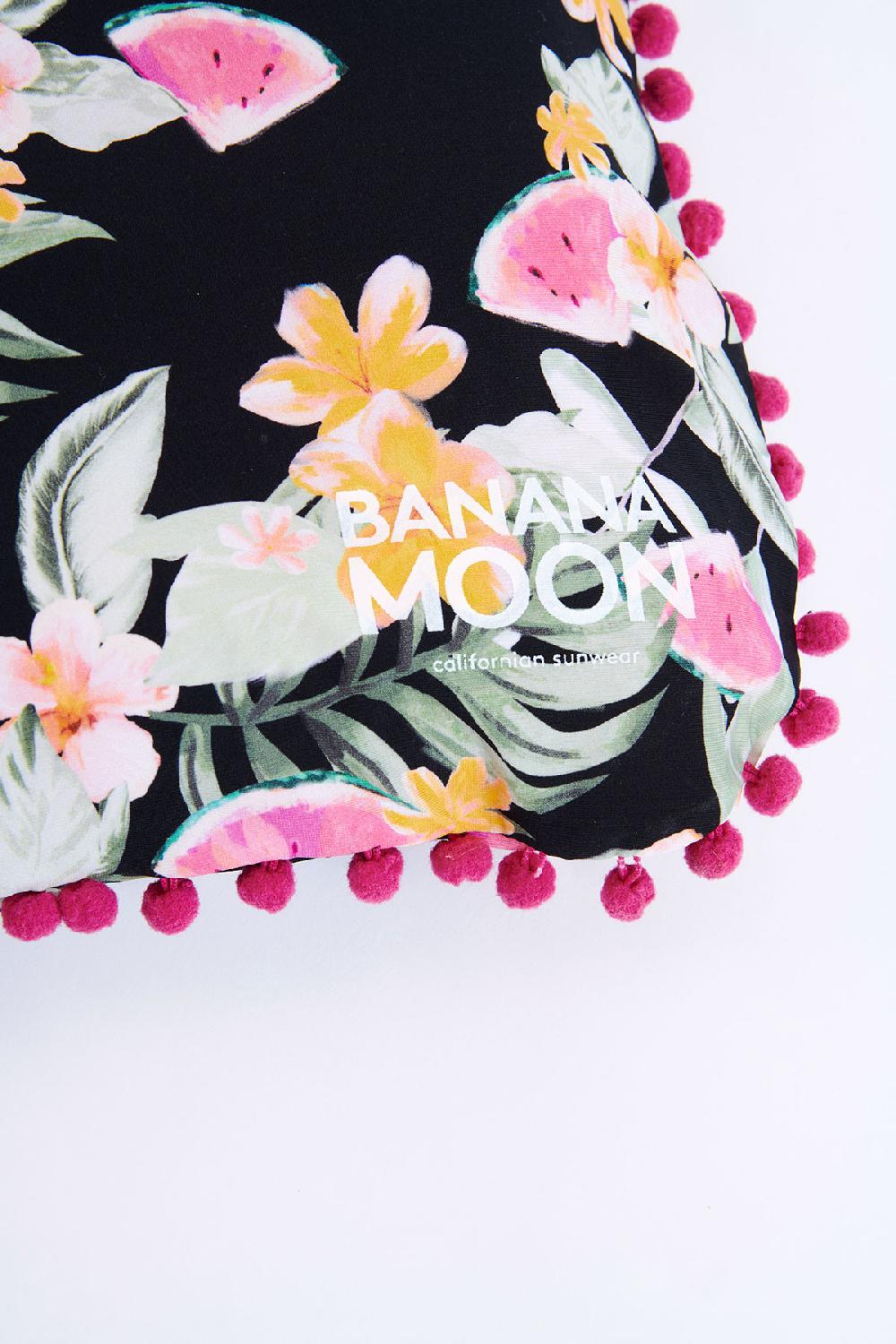 Banana Moon Beach Pillow Black DJERBA PILLOWTOO
