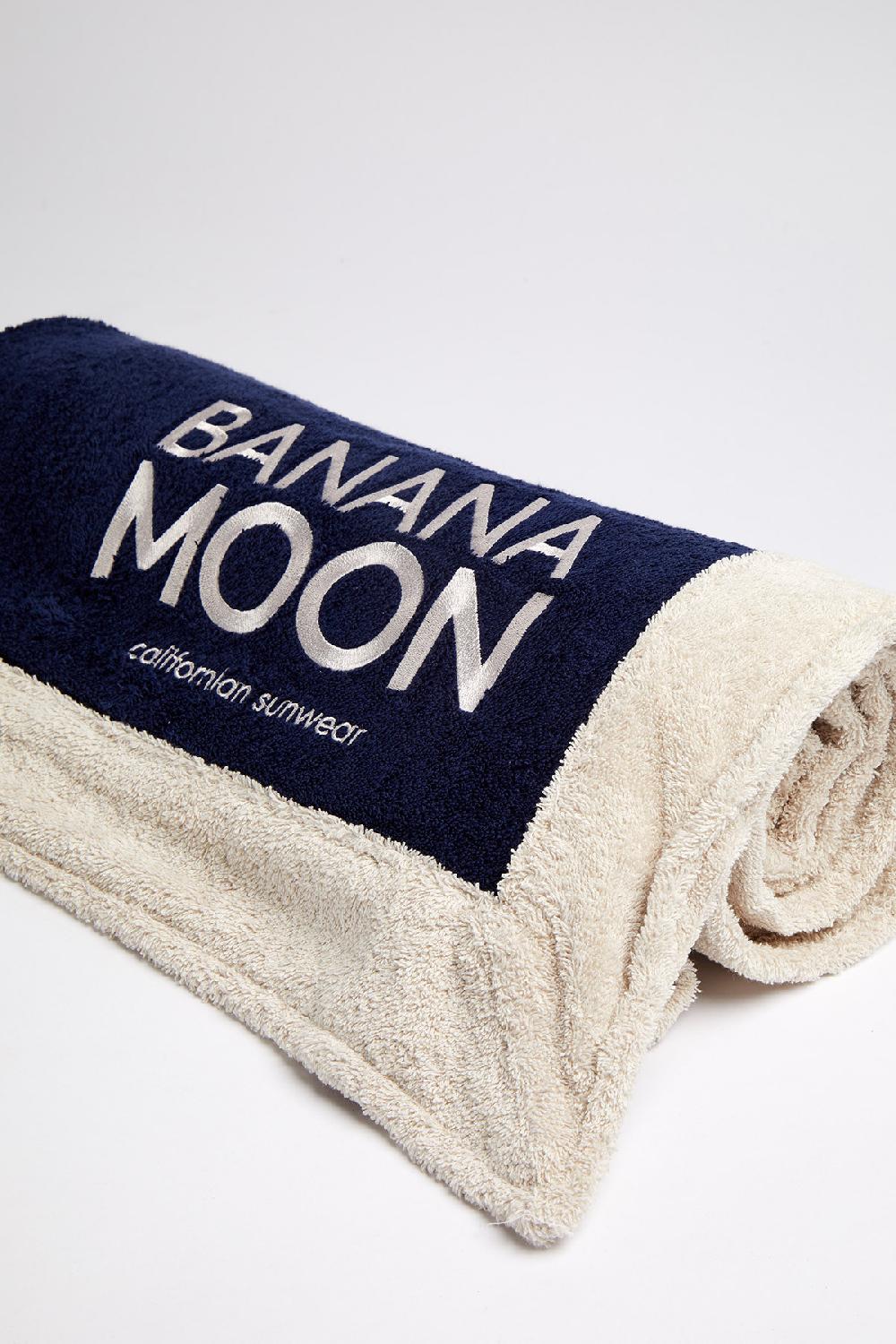 banana moon BEACH TOWEL Navy blue LANZA TOWELY