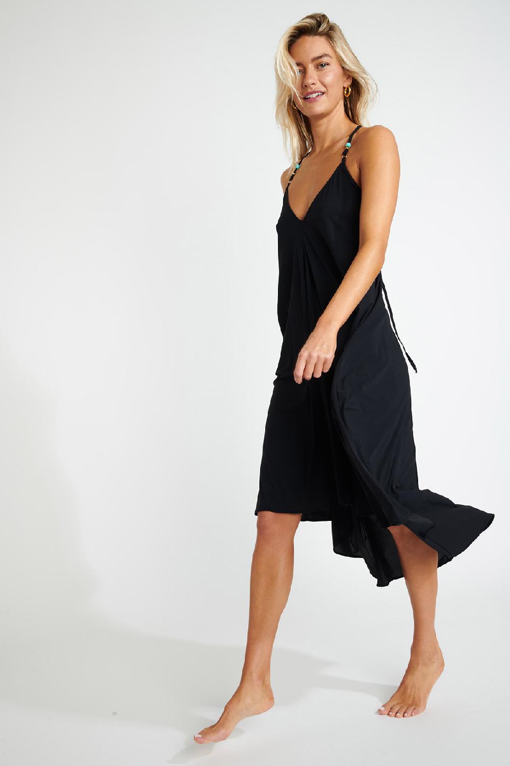 banana moon BEACHWEAR DRESS Black AHONA PERLINA