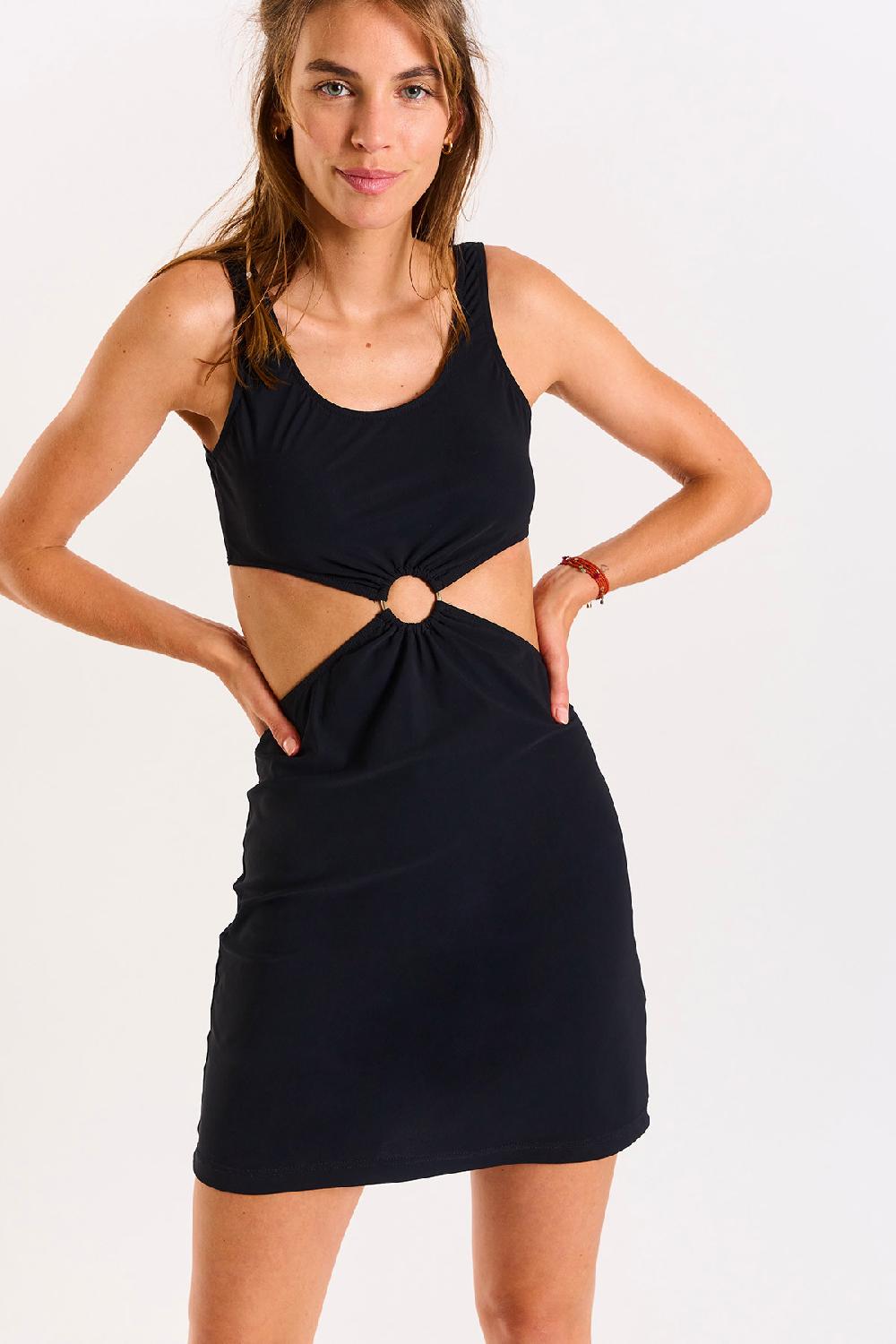 Banana Moon Beachwear Dress Black DALVA BLACK