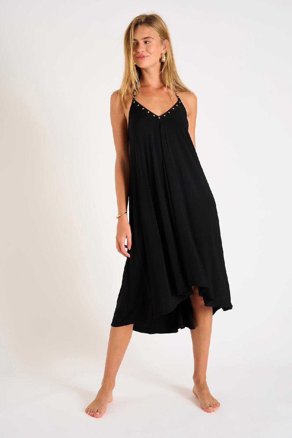 Banana Moon BEACHWEAR DRESS Black OHARA ALTABEACH