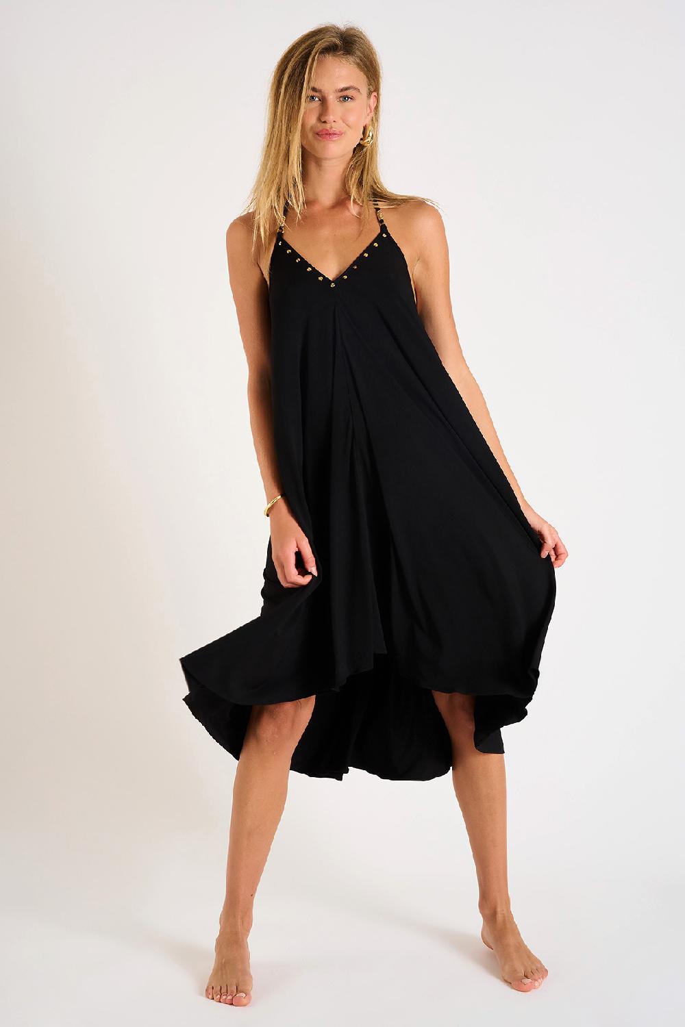 Banana Moon BEACHWEAR DRESS Black OHARA ALTABEACH