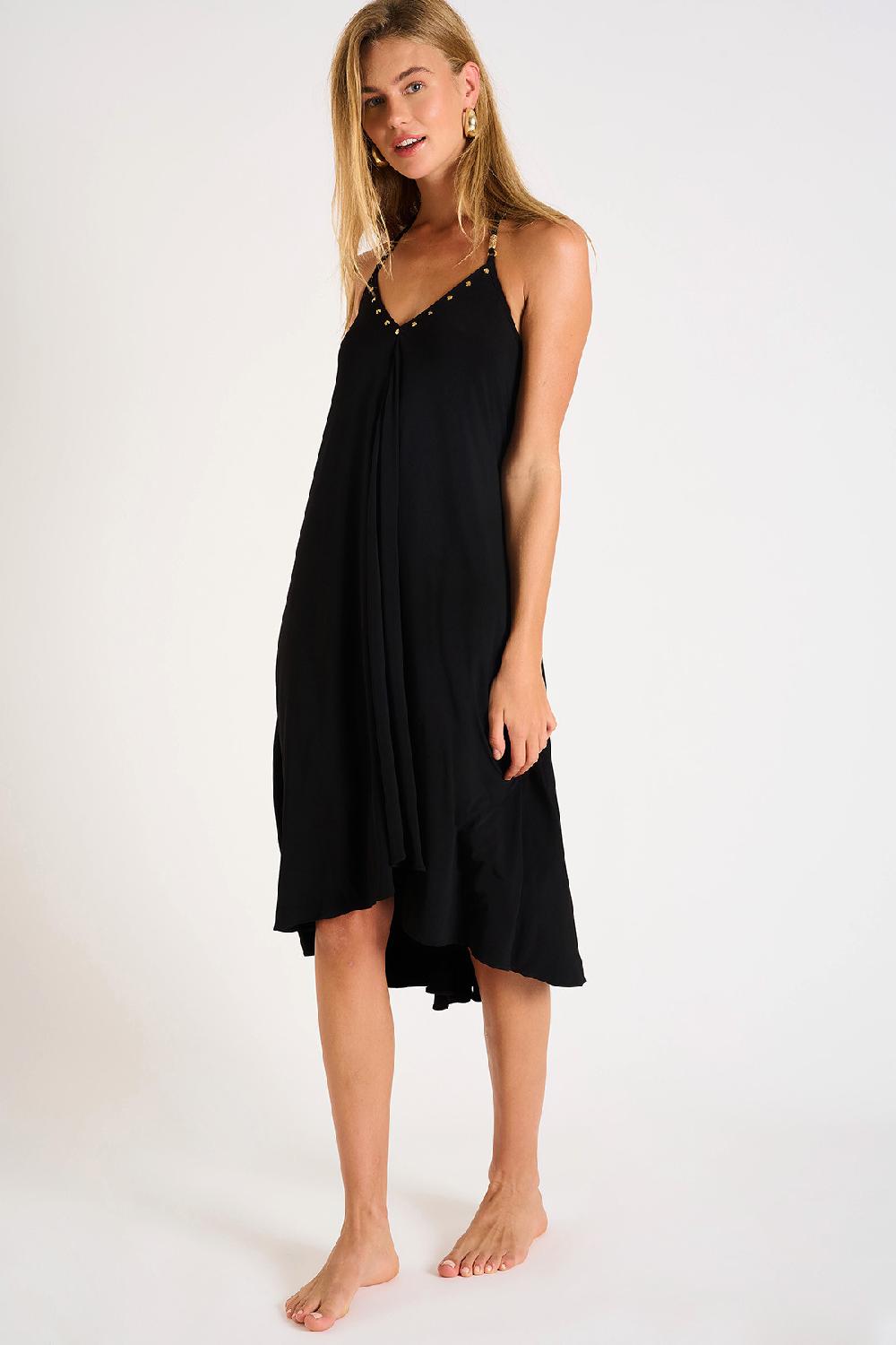 banana moon BEACHWEAR DRESS Black OHARA ALTABEACH