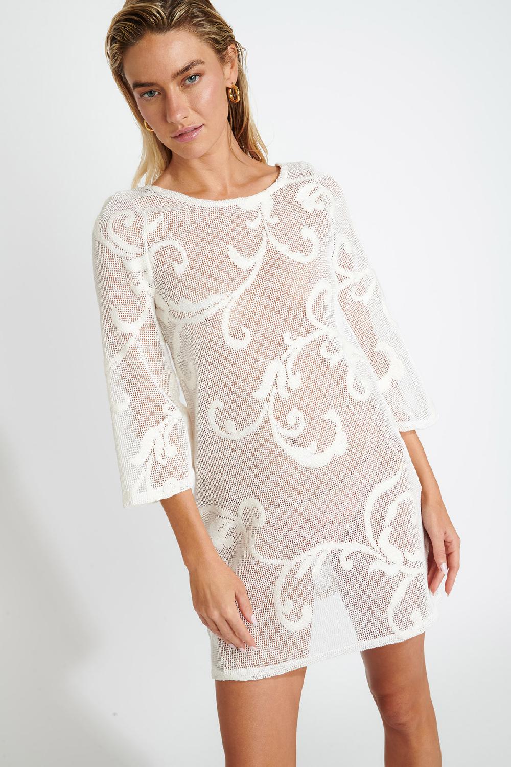 Banana Moon BEACHWEAR DRESS Ecru MISHKA BOATDAY