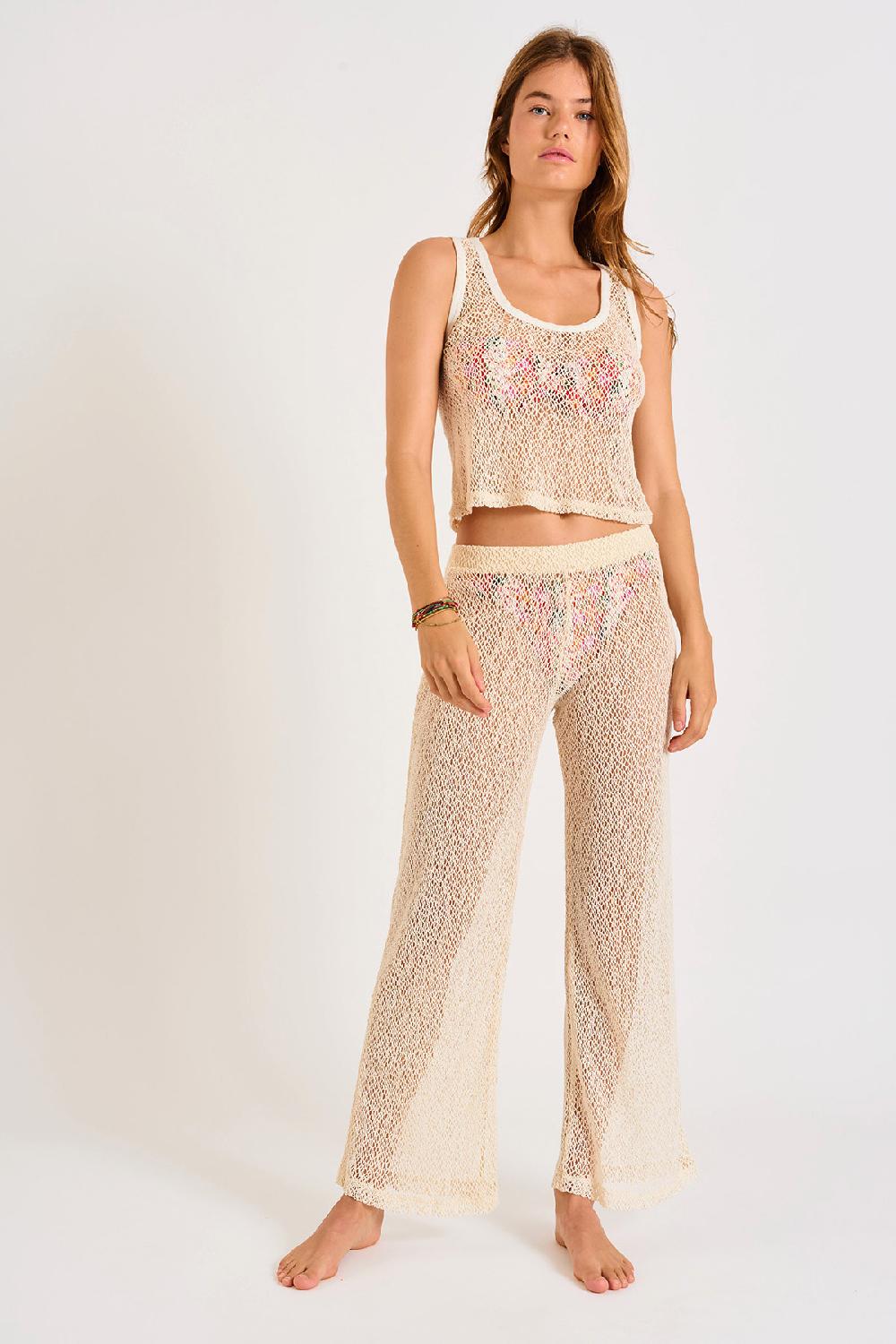 Banana Moon BEACHWEAR PANTS Beige KISKA BEACHBLISS