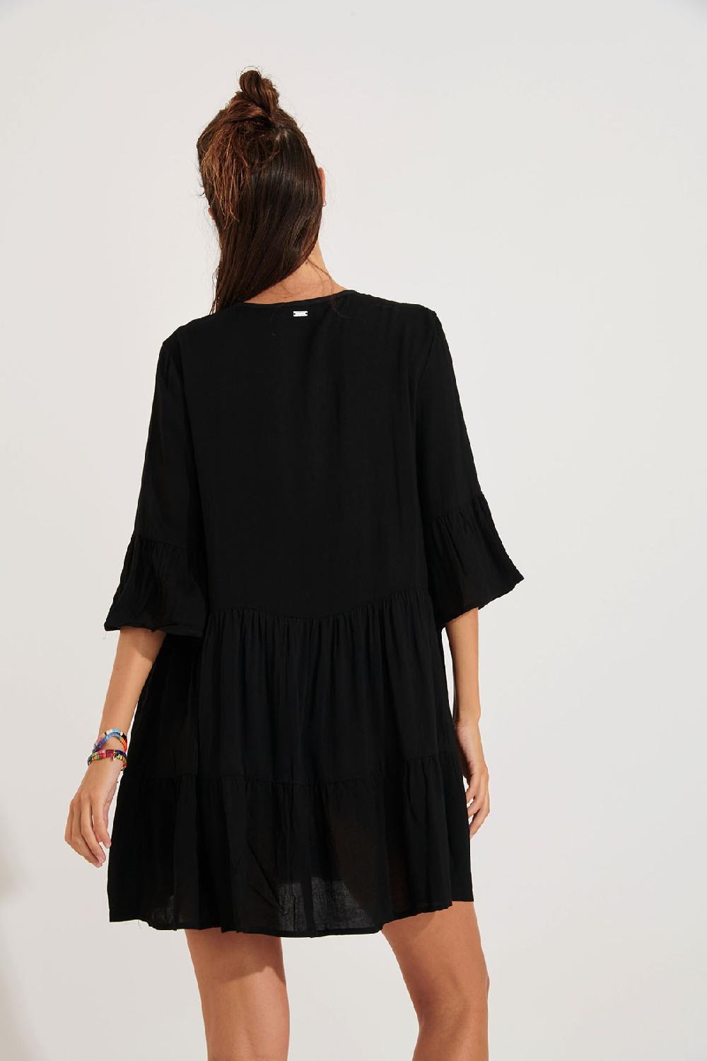 Banana Moon BEACHWEAR TUNIC Black LOUISE SALTY