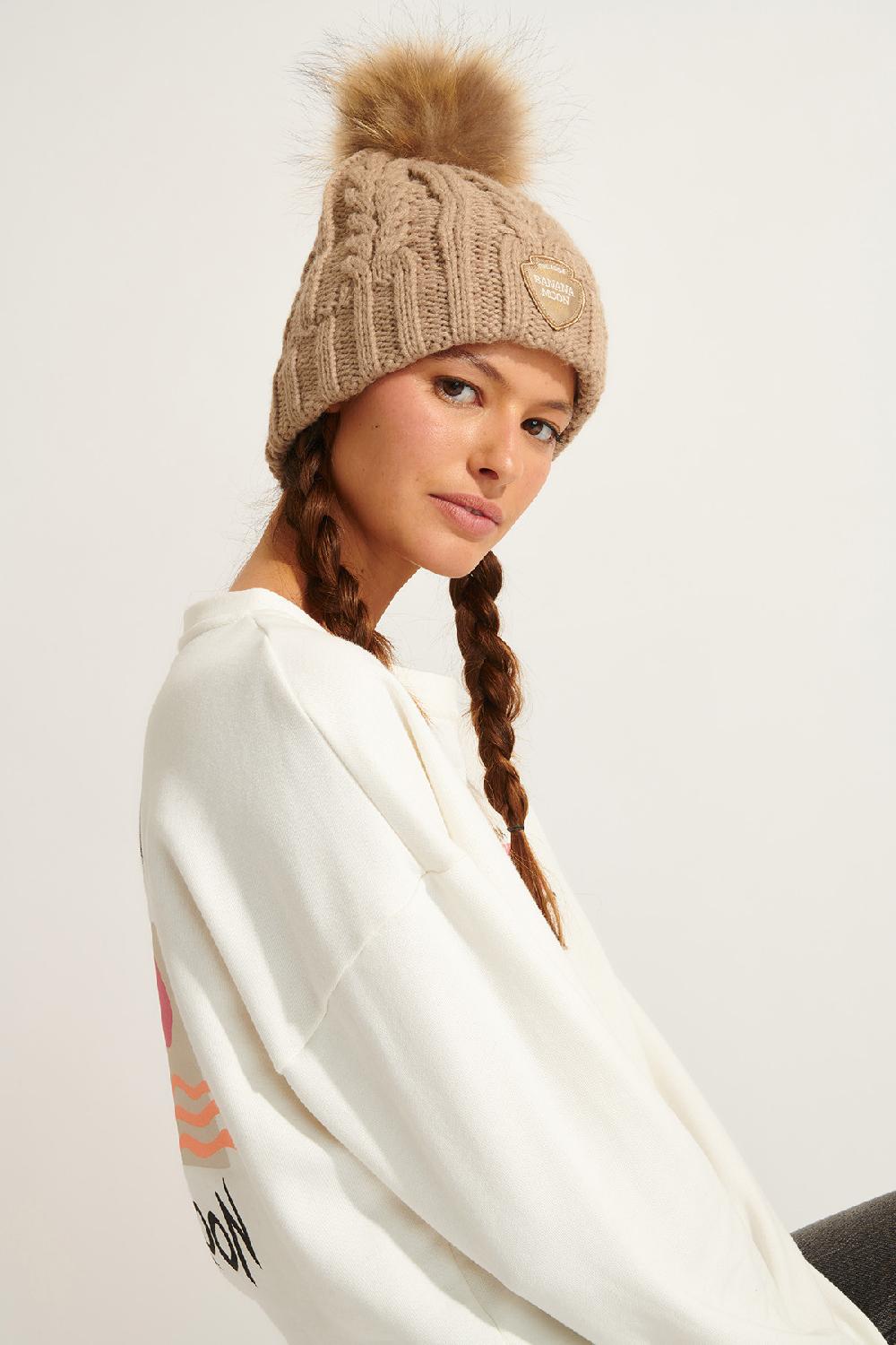 banana moon Beanie Beige DOTTO LEMONWOOD