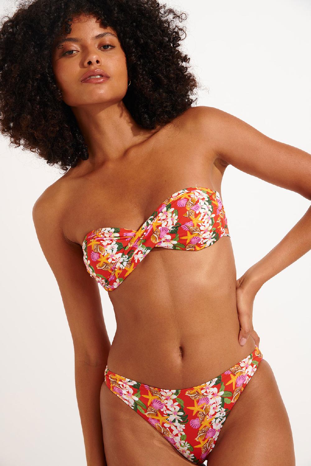 banana moon Bikini red BORO & DUCA SHELLBAY