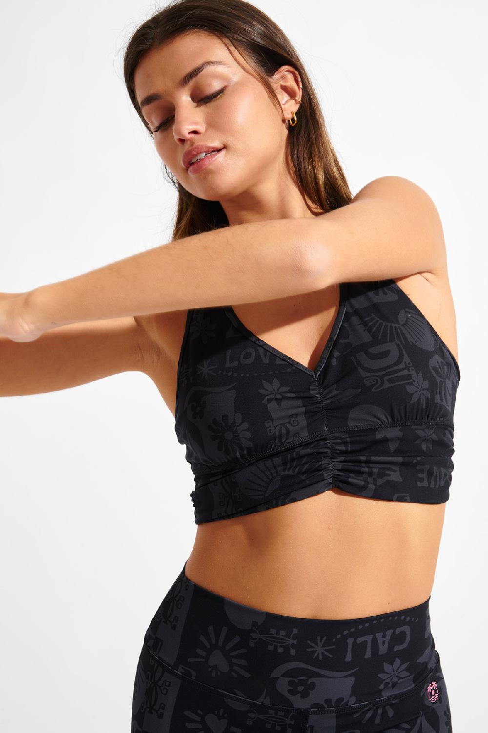 Banana Moon Bralette Black FLOW WELLZEN