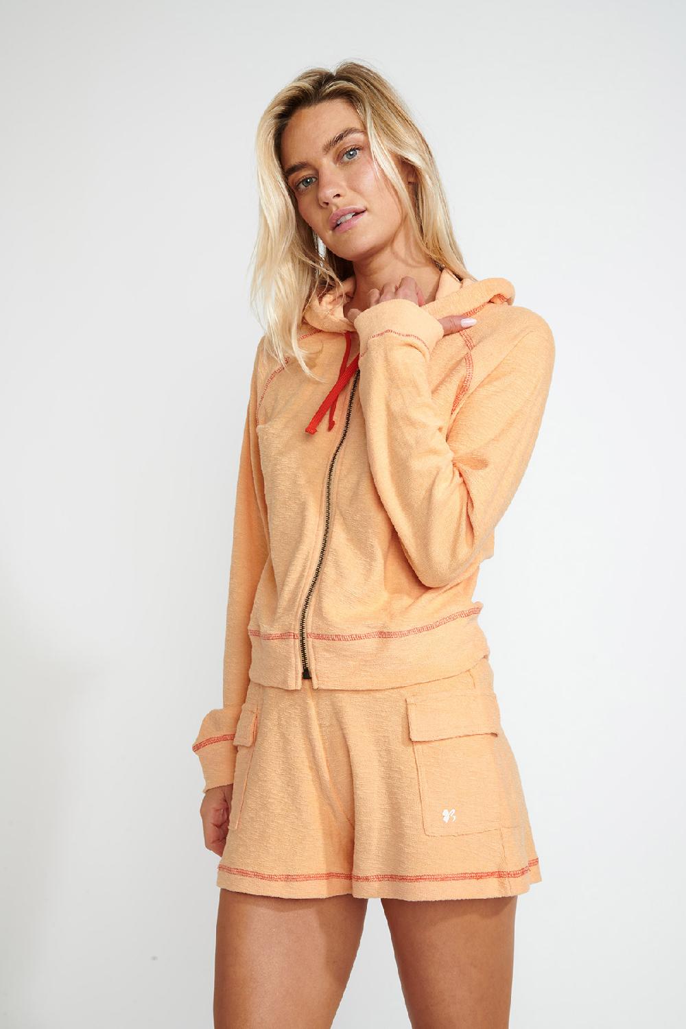 Banana Moon Cardigan Orange JULES WHITEBAY