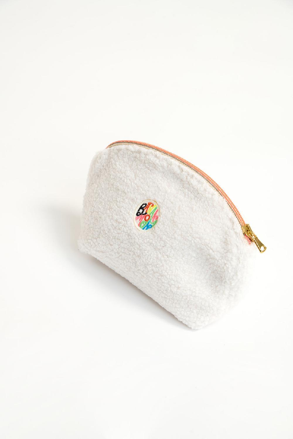 Banana Moon CLUTCH BAG Ecru GRAPHITE HIMASKA