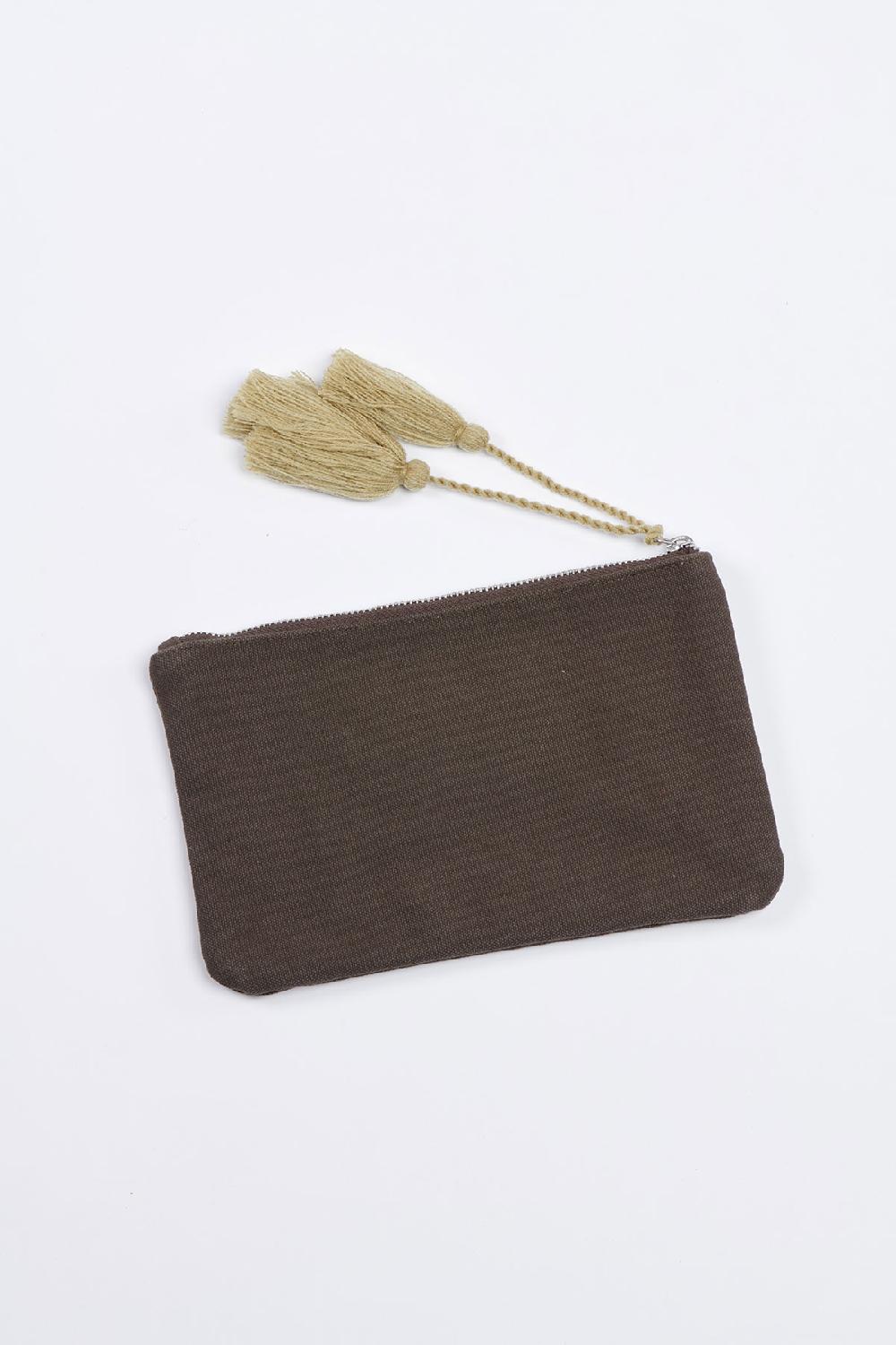 Banana Moon CLUTCH BAG Khaki EVAN CARLINA