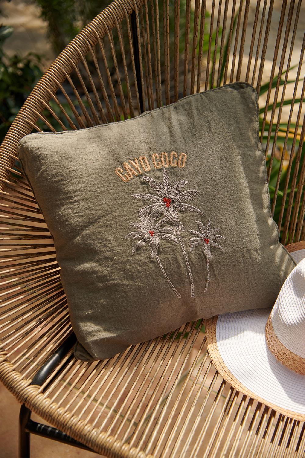 Banana Moon Cushion Cover Khaki ORAMA HAWSTON