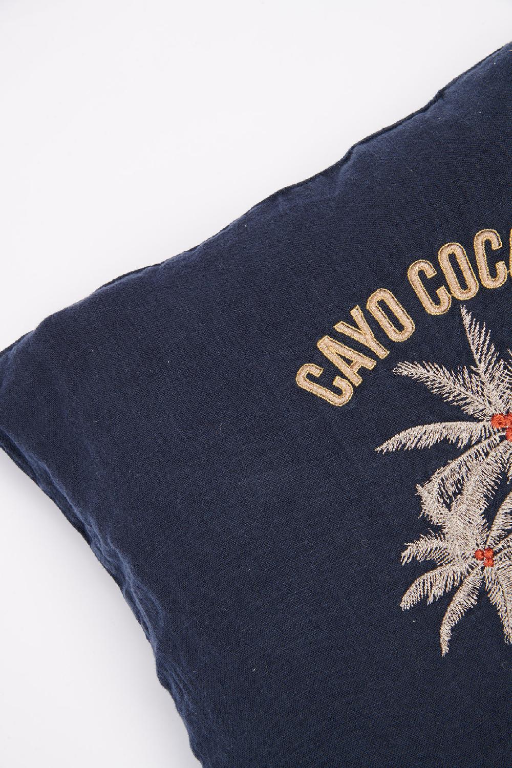 Banana Moon Cushion Cover Navy Blue ORAMA HAWSTON