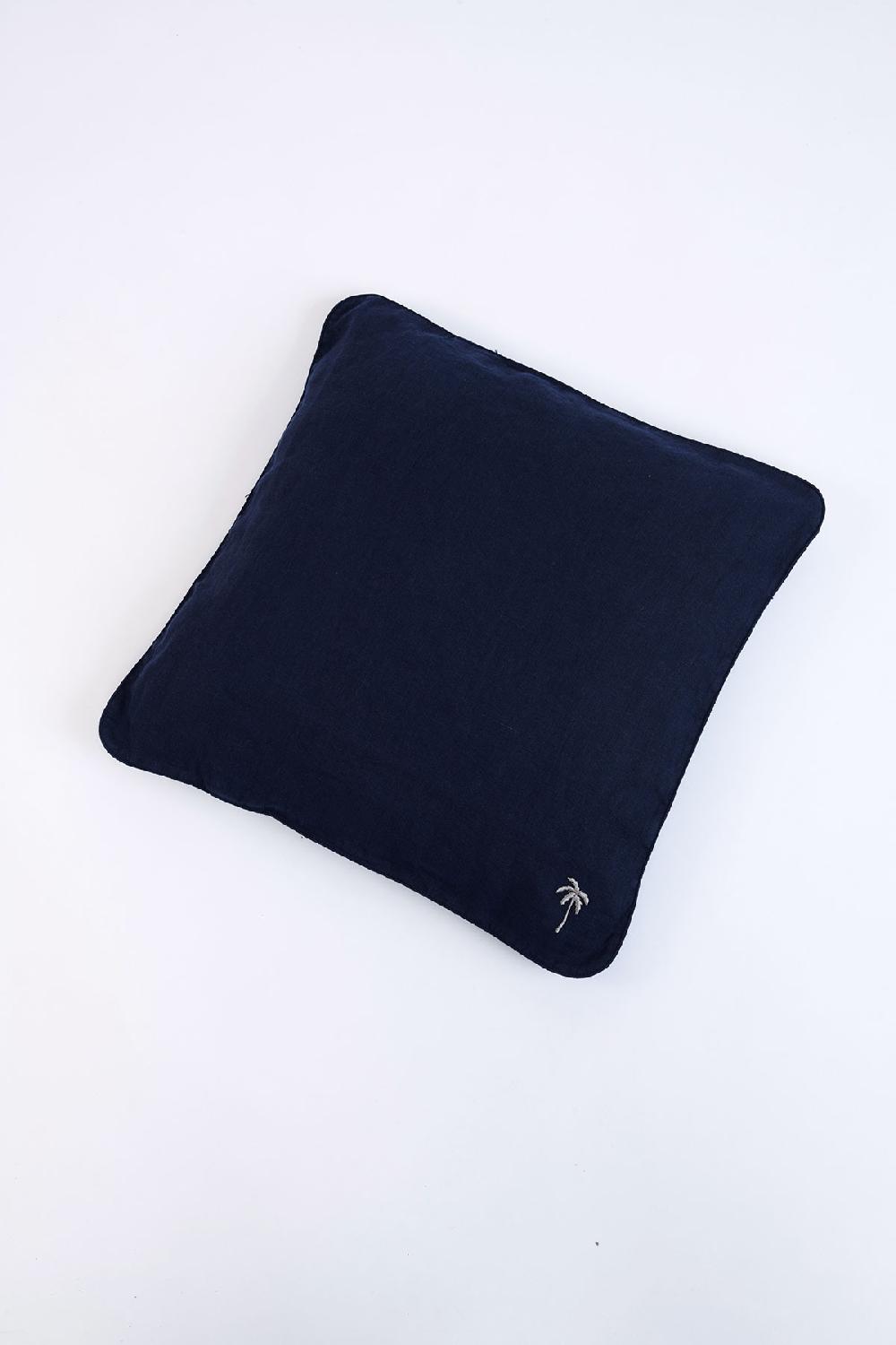 banana moon Cushion cover Navy blue ORAMA HAWSTON