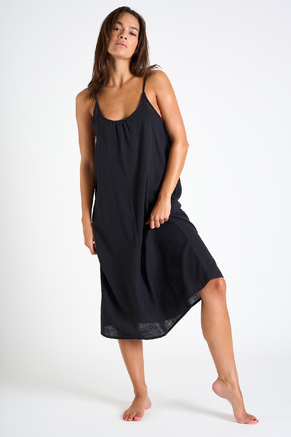 Banana Moon Dress Black CAPUCINE CALYPSO