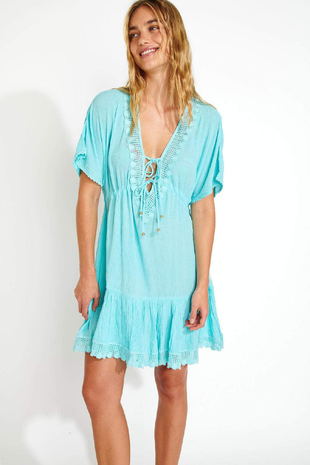 Banana Moon Dress Blue AVELLE SEATIME