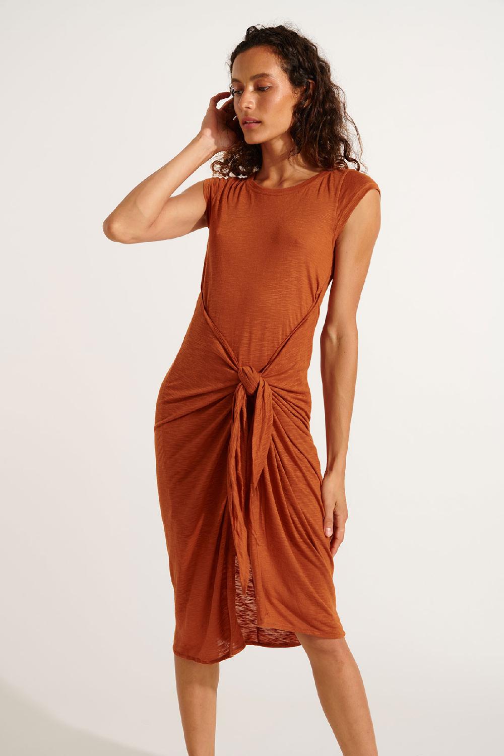 banana moon Dress Brown JULIANA CARAIVA