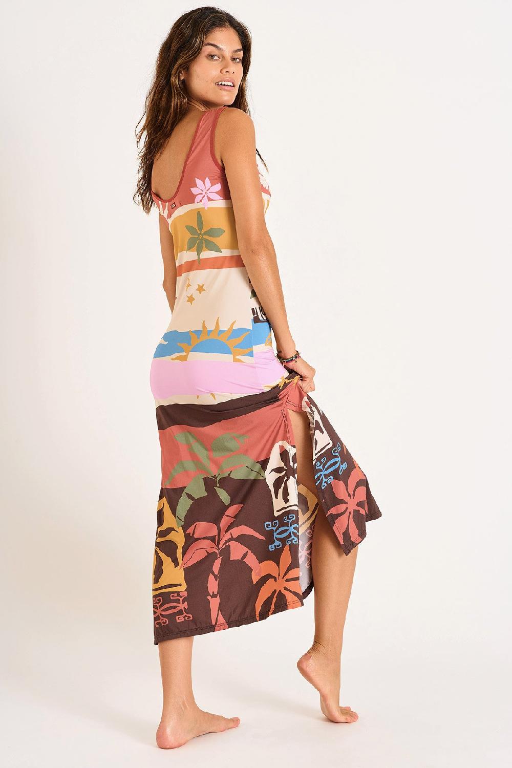 Banana Moon Dress Brown MEHITI BEACHDRESS