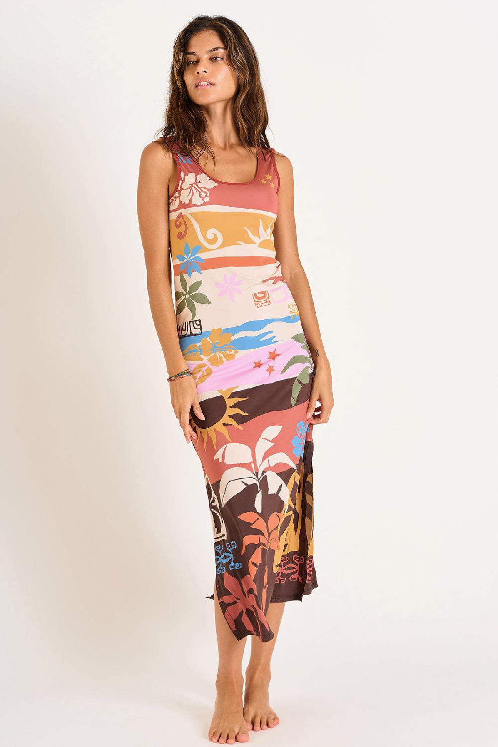 banana moon Dress Brown MEHITI BEACHDRESS