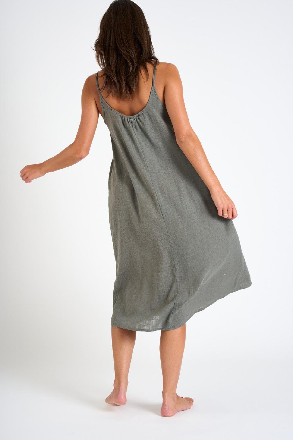 Banana Moon Dress Khaki CAPUCINE CALYPSO