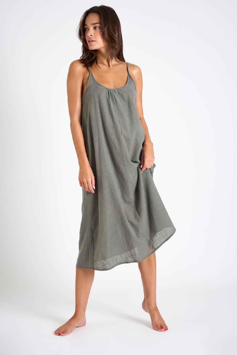 Banana Moon Dress Khaki CAPUCINE CALYPSO