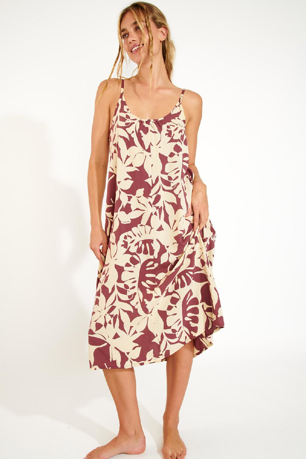 Banana Moon Dress Red CAPUCINE SARONG