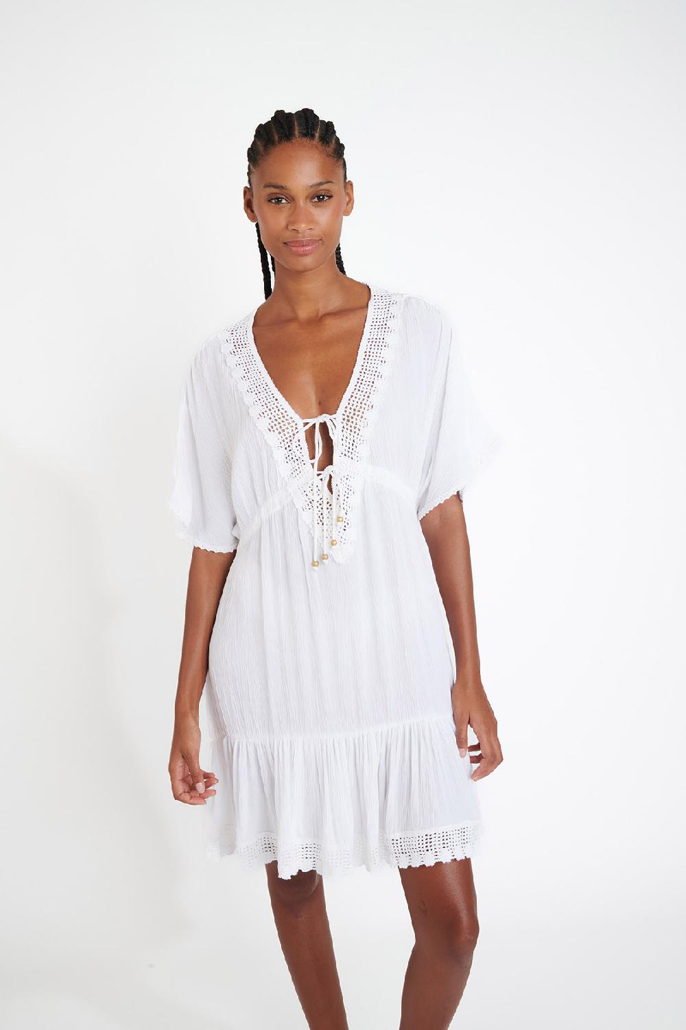 Banana Moon Dress White AVELLE SEATIME