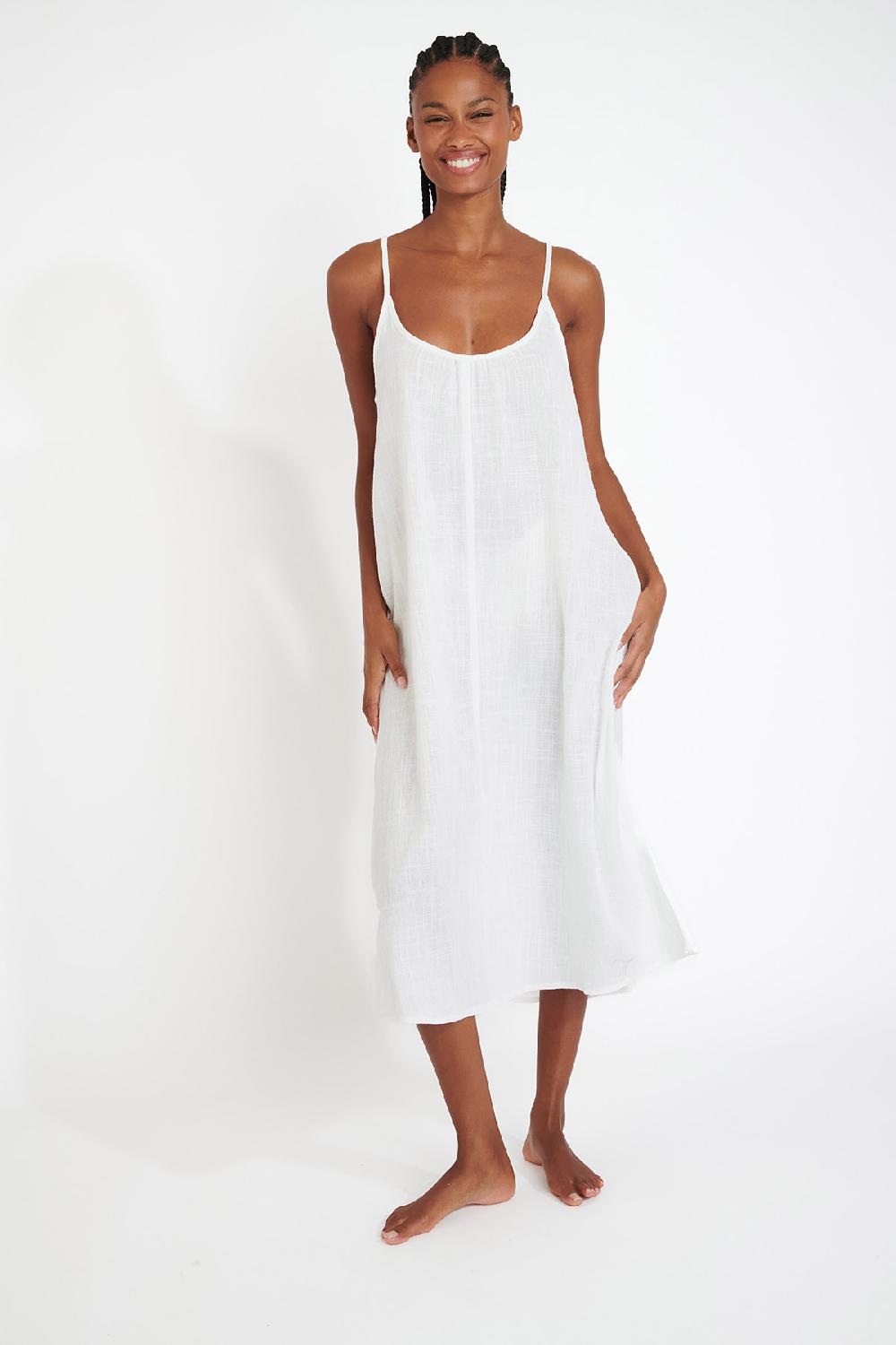 banana moon Dress White CAPUCINE CALYPSO